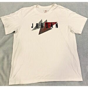 Men's Jordan Flight T-Shirt White Size M Standard Relaxed Fit